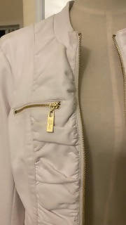 Image of Guess Leather-Like Jacket White