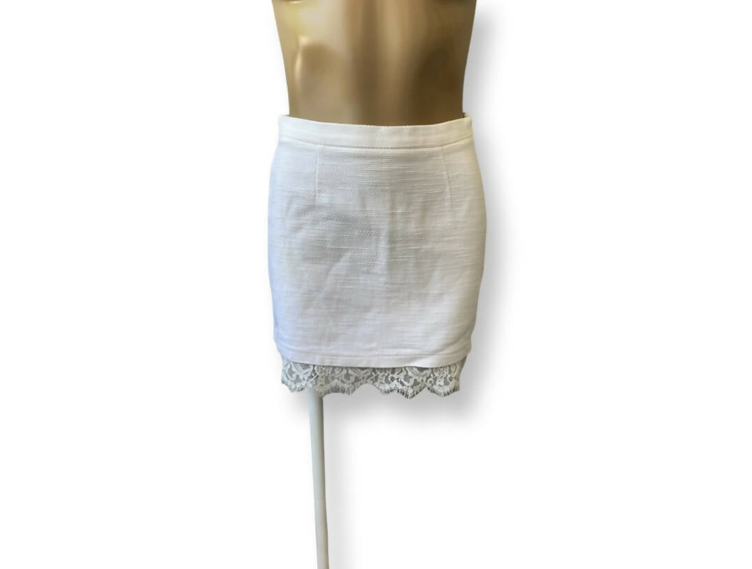 Image of Topshop Tweed Mini Skirt