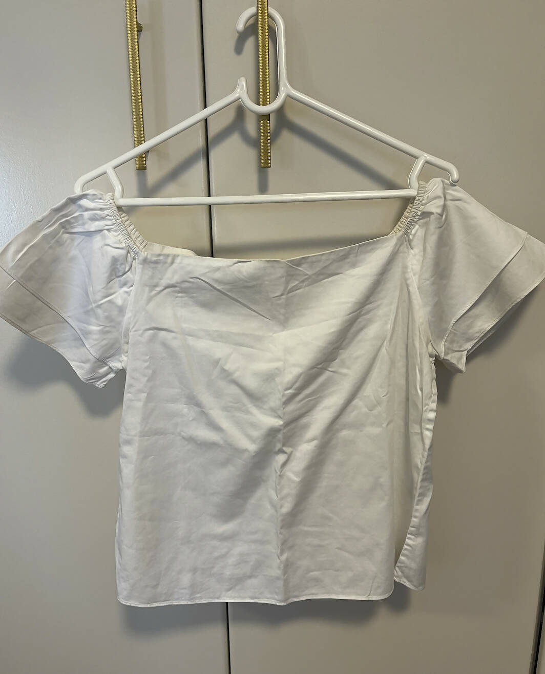 Image of Forever New White Shoulder Top