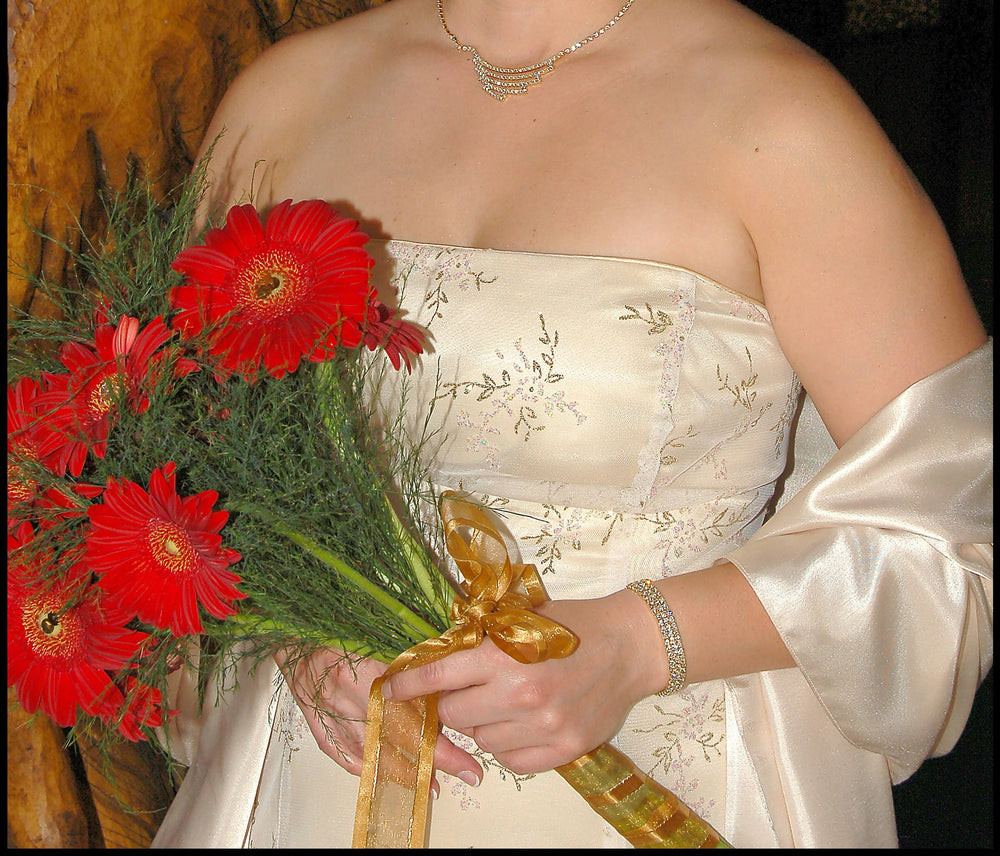 Image of Gold Wedding / Evening Dress