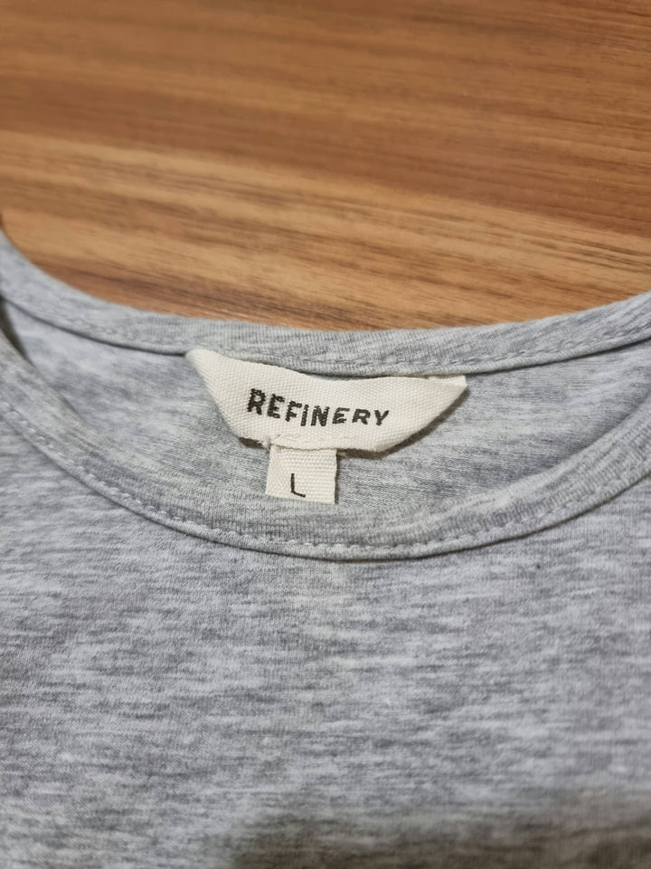 Image of Grey Refinery Sleeveless Tank Top (Size L)