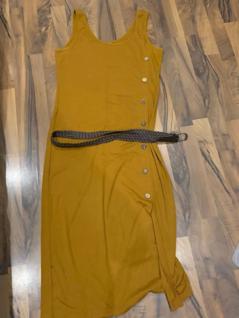 Image of Mustard Long Dress