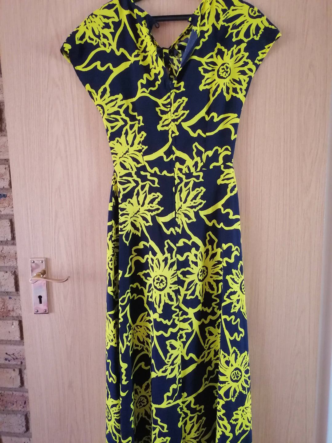 Image of Bright Floral Print Maxi Dress