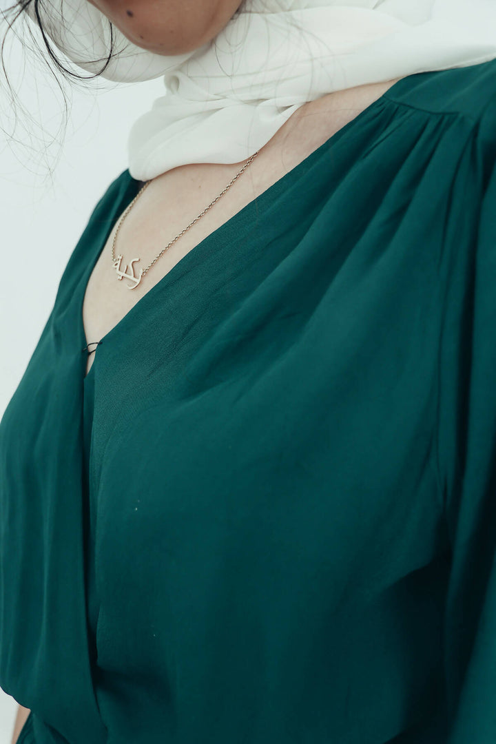 Image of Forever New Emerald Green Dress