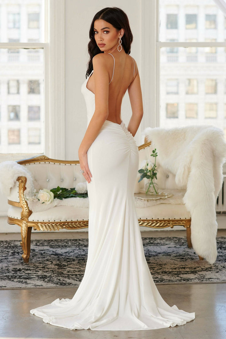 Image of Open Back Wedding Dress