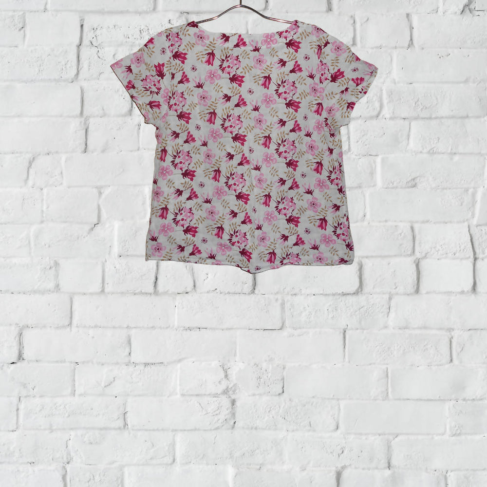 Image of Flowery Short Sleeve Shirt