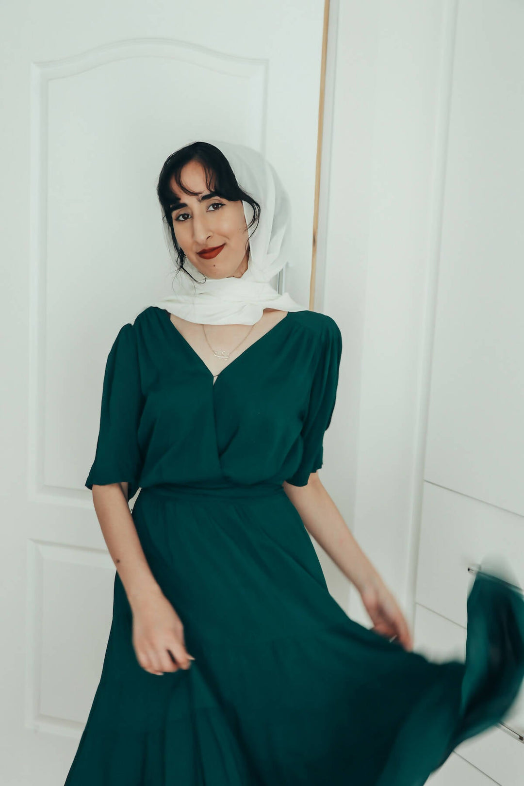 Forever New Emerald Green Dress WISI-Oi Forever New Emerald Green Dress WISI-Oi