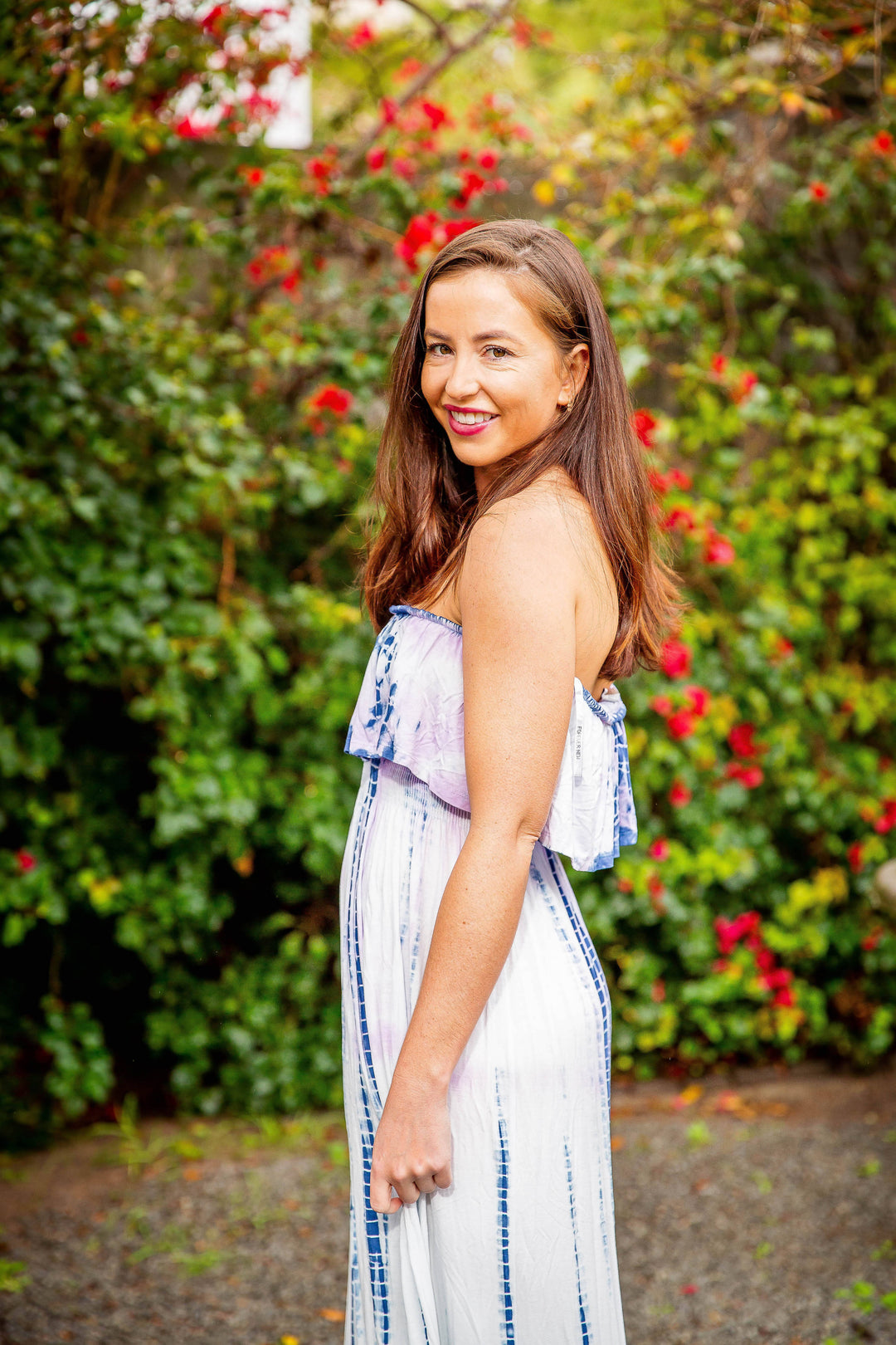 Image of Forever New Tie-Dye Maxi Dress