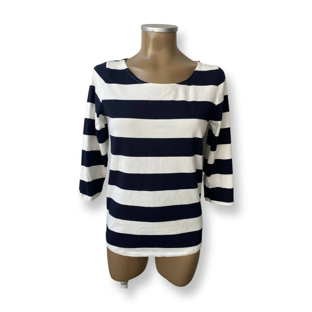 Image of Trenery Organic Cotton Striped Top
